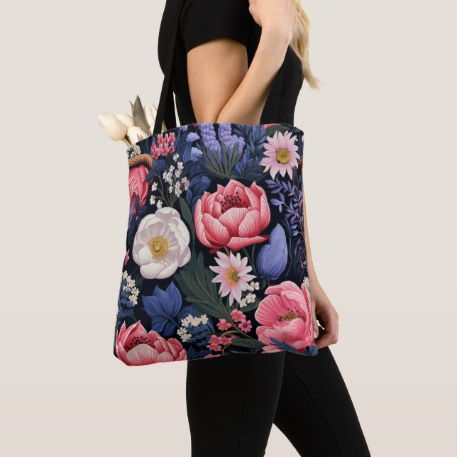 Bolsa Tote Lindos Blooms (Close Up)
