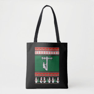 Bolsa Tote Lineman Ugly Christmas Sweater