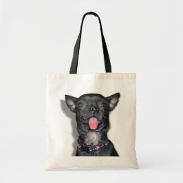 Bolsa Tote Língua de cão da chihuahua