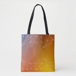 Bolsa Tote Linha abstrato de fundo