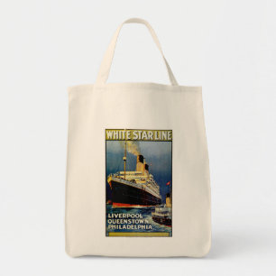 Bolsa Tote Linha branca da estrela