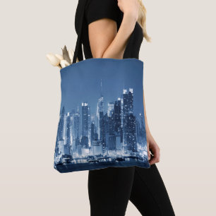 Bolsa Tote Linha Cena de Manhattan, Nova Iorque