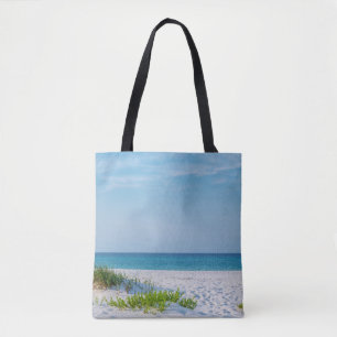 Bolsa Tote Linha Costeira White Sandy Beach Florida