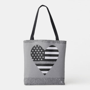 Bolsa Tote Linha de Cinza fina
