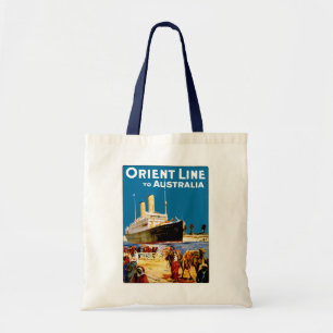 Bolsa Tote Linha de Oriente a Austrália