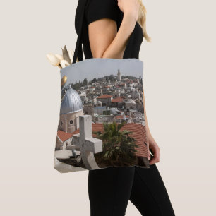 Bolsa Tote Linha do horizonte de Jerusalém Antiga
