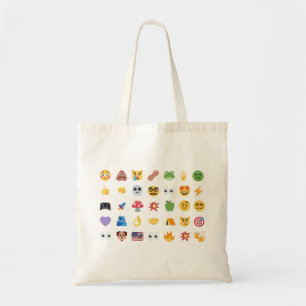Bolsa Tote Linha do tempo de 35 emojis Roaring Kitty meme GME