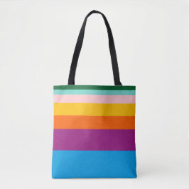 Bolsa Tote Linhas coloridas