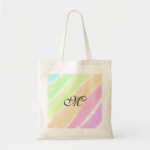 Bolsa Tote Linhas de cores do stripper do arco-íris adicionam