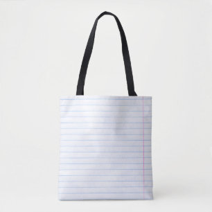 Bolsa Tote Linhas de textura de papel para notebooks
