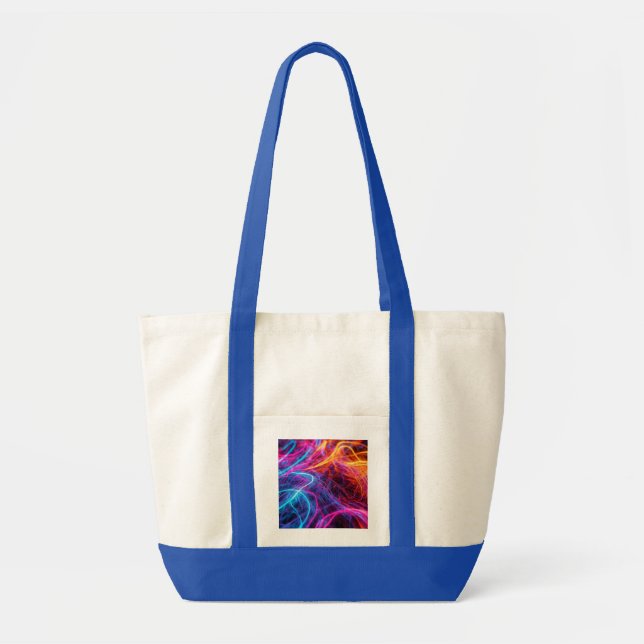 Bolsa Tote Linhas Neon (Frente)