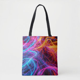 Bolsa Tote Linhas Neon