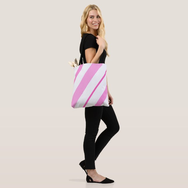 Bolsa Tote Linhas rosa (No(a) Modelo)