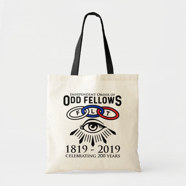 Bolsa Tote Links Odd Fellows e Aniversário do 200º Ano (Frente)