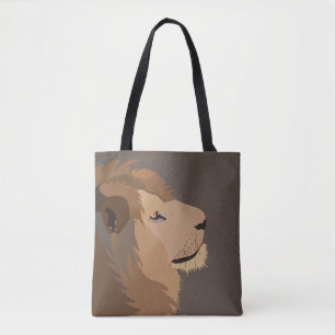 Bolsa Tote Lion Animal Willife Big Cat