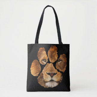 Bolsa Tote Lion Paw Print Animal