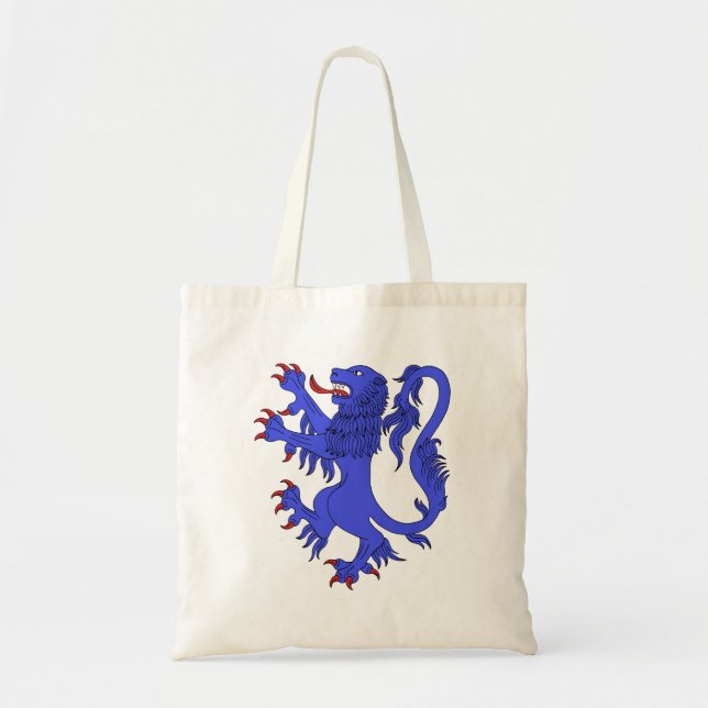Bolsa Tote Lion Rampant Azure (Frente)