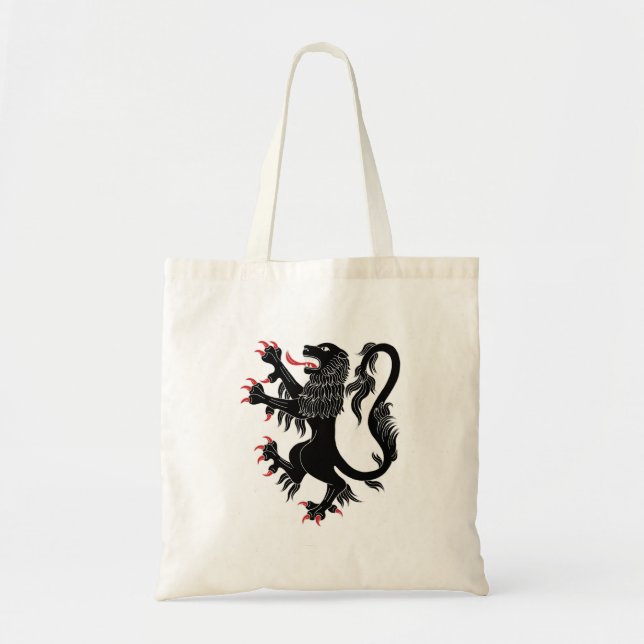 Bolsa Tote Lion Rampant Sable (Frente)