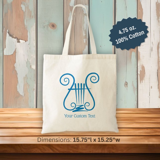 Bolsa Tote Lira Azul (Criador carregado)