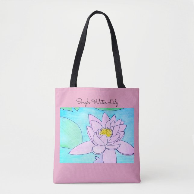 Bolsa Tote Lírio de Água Único (Frente)