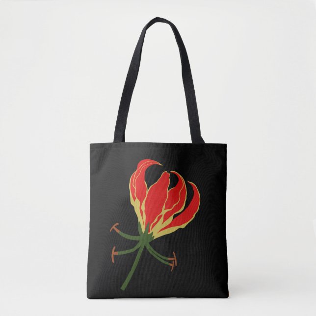Bolsa Tote Lírio de Chama (Frente)