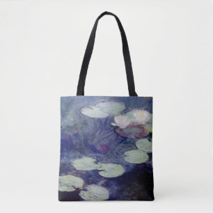 Bolsa Tote Lírios-Água Rosa: 1897-99 apresentada por Monet