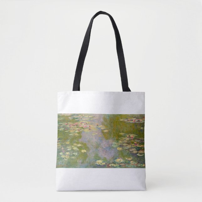 Bolsa Tote Lírios d'água de Claude Monet (Frente)