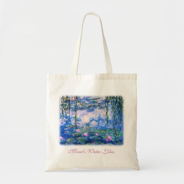 Bolsa Tote Lírios de água de Monet (Frente)