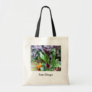 Bolsa Tote Lírios de Calla preto