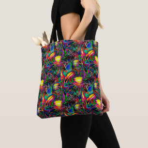 Bolsa Tote Lírios Psicodélicos.......