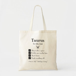 Bolsa Tote Lista Taurus- To-Do