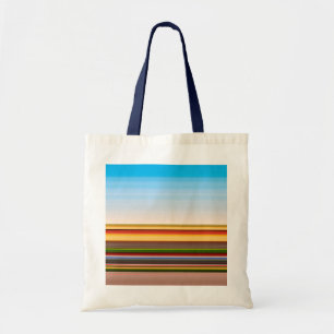 Bolsa Tote Listras coloridas modernas fofas