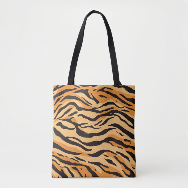 Bolsa Tote Listras de Tigre (Frente)