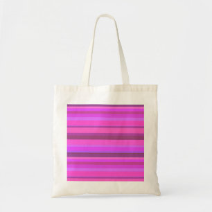 Bolsa Tote Listras horizontais cor-de-rosa
