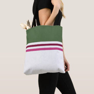 Bolsa Tote Listras modernas estilosas simples na moda listrad