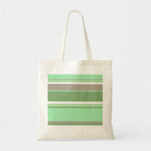 Bolsa Tote Listras verdes claras