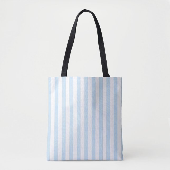 Bolsa Tote Listras Verticais Aquarela (Frente)