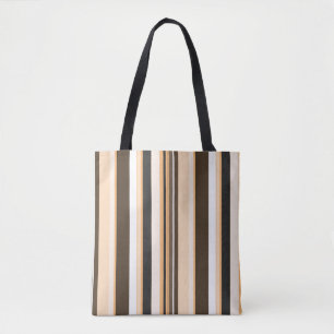 Bolsa Tote Listras Verticais Contemporâneas Efetivas