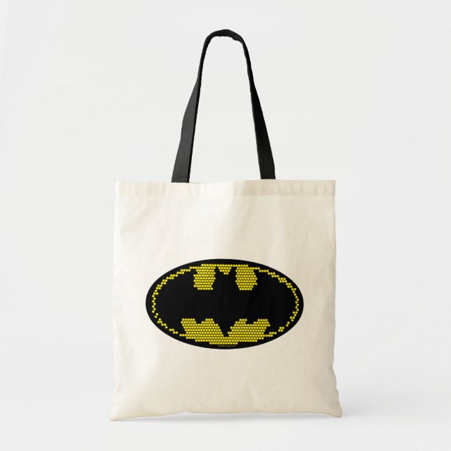 Bolsa Tote Lite-Brite Bat Emblem (Frente)