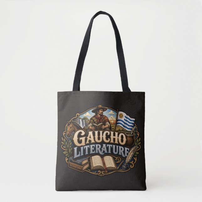 Bolsa Tote Literatura Gaúcha (Frente)