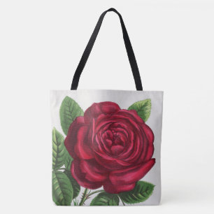 Bolsa Tote Litografia de Rosa Antiga, François-Frédéric Grobo