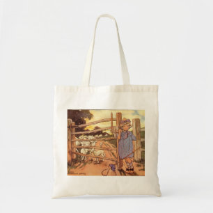 Bolsa Tote Little Bo-Peep Nursery Rhyme Bag