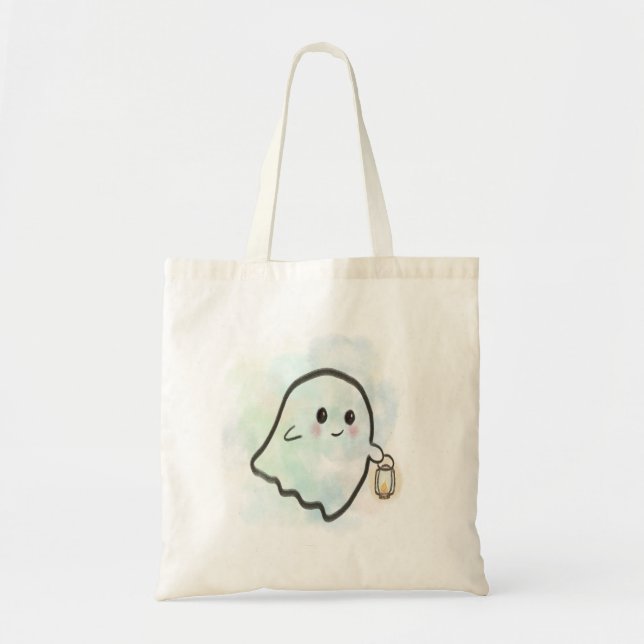 Bolsa Tote Little ghost with Lantern  (Frente)