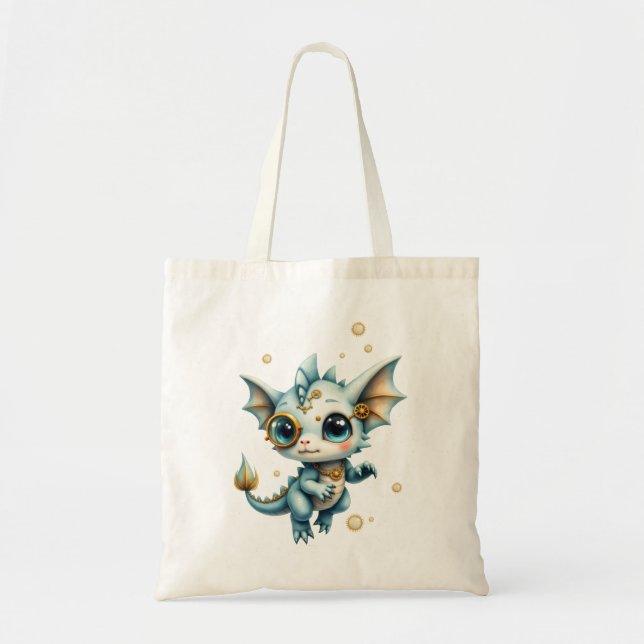 Bolsa Tote Little Steam Dragon – Professional Chaos Engineer. (Frente)