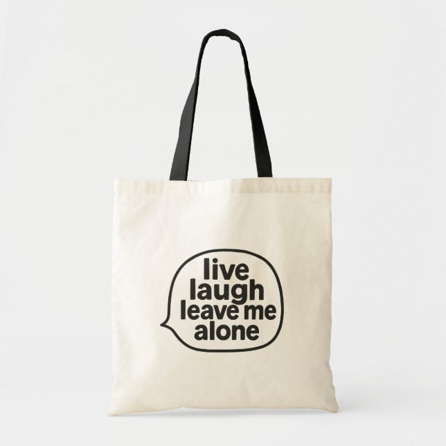 Bolsa Tote Live Laugh (Frente)