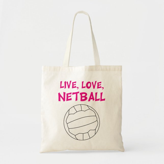 Bolsa Tote Live Love Netball (Frente)