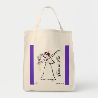 Bolsa Tote Livre para ser: Flowerchild