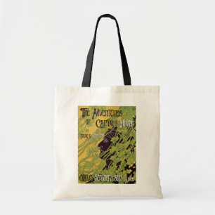 Bolsa Tote Livro Antigo Art Nouveau, Aventuras do Capitão Hor