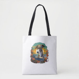 Bolsa Tote Livro de Leitura de Cães de Greyhound