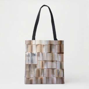 Bolsa Tote Livro de paredes decorativo